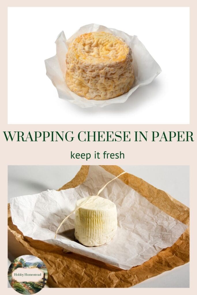 Wrapping Cheese in Paper