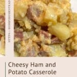 Cheesy Ham and Potato Casserole with Creamy Sauce