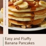 Easy and Fluffy Banana Pancakes Recipe from Scratch