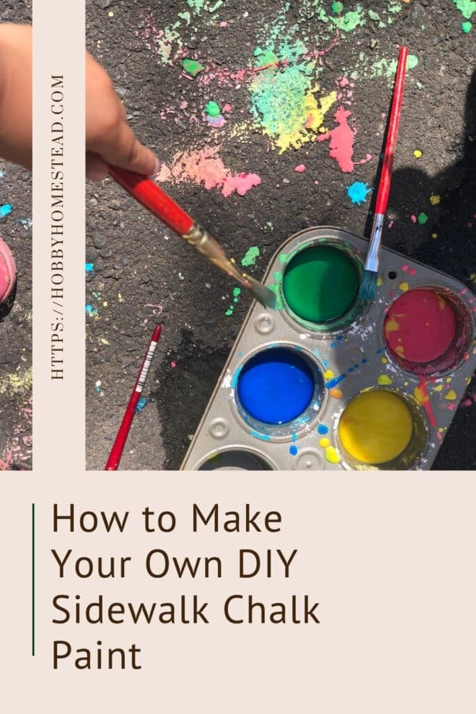 How to Make Your Own DIY Sidewalk Chalk Paint