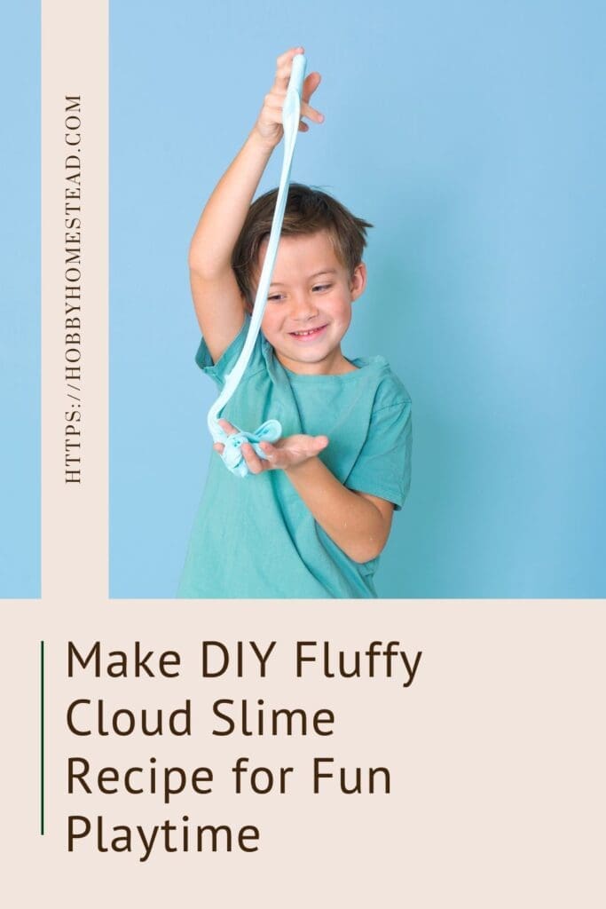 Make DIY Fluffy Cloud Slime Recipe for Fun Playtime