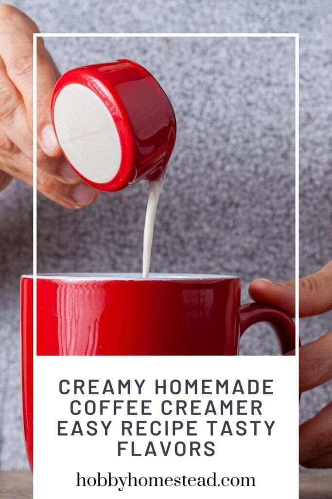 Creamy Homemade Coffee Creamer Easy Recipe Tasty Flavors