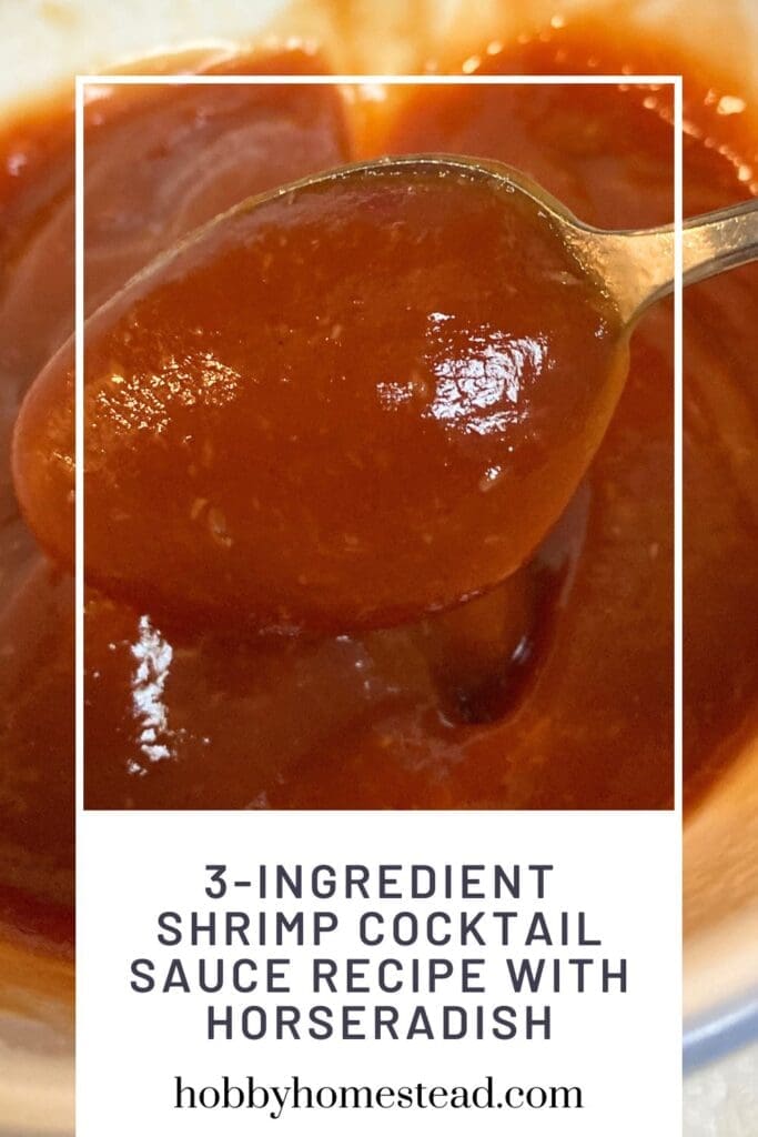 3-Ingredient Shrimp Cocktail Sauce Recipe with Horseradish