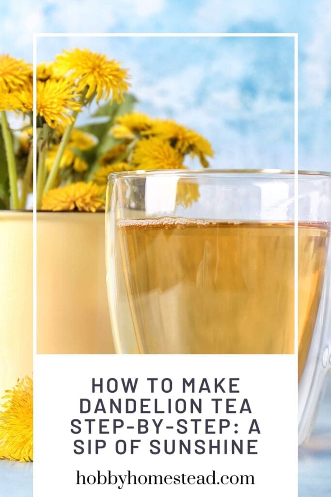 How to Make Dandelion Tea Step-by-Step A Sip of Sunshine