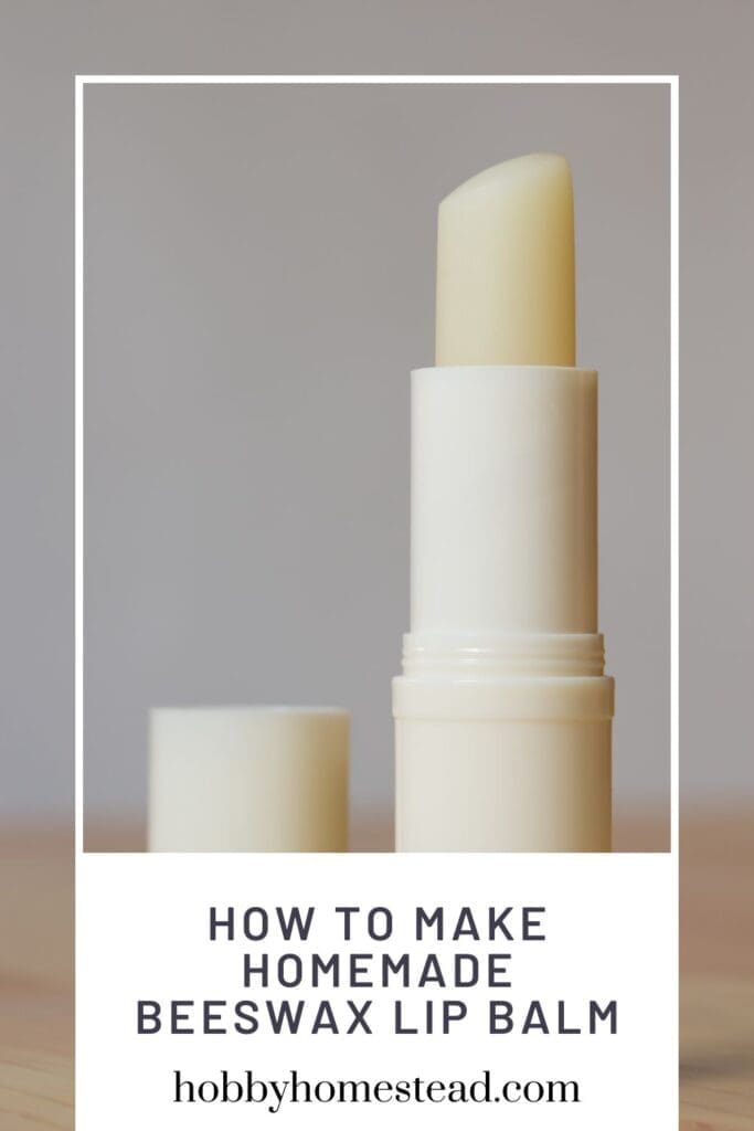 How to Make Homemade Beeswax Lip Balm