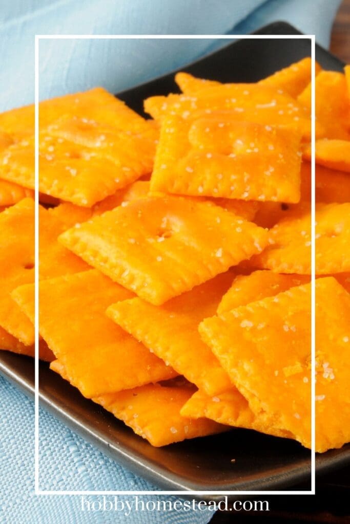 Serving Cheese Crackers