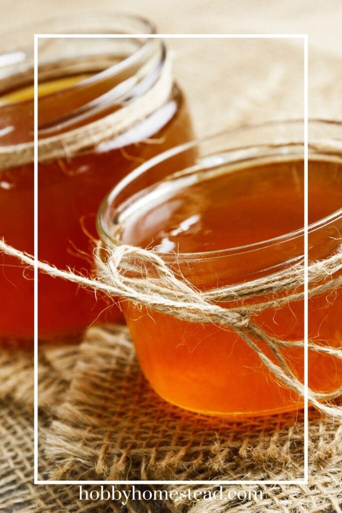 Two Jars of Homemade Dandelion Jelly
