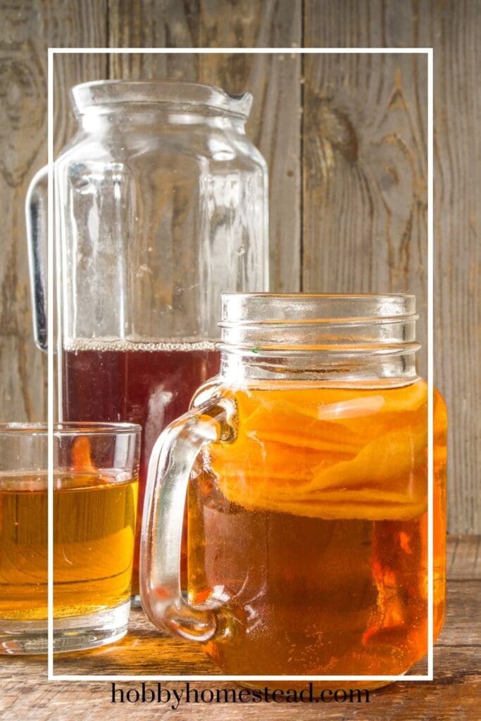 Making Apple Cinnamon Kombucha from Scratch