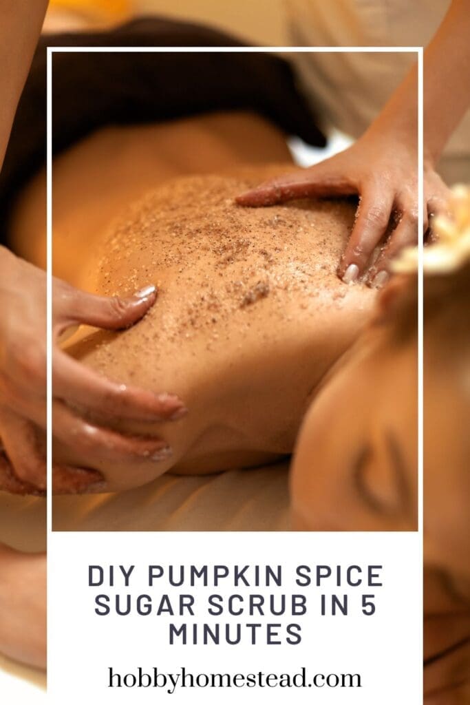 DIY Pumpkin Spice Sugar Scrub in 5 Minutes