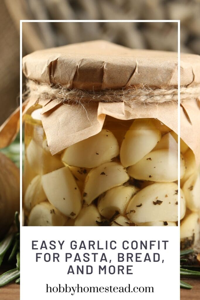 Easy Garlic Confit for Pasta, Bread, and More
