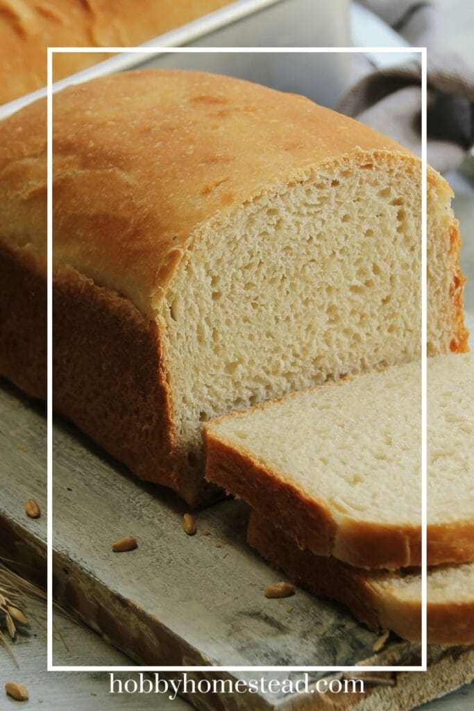 Homemade Sourdough Sandwich Bread Sliced
