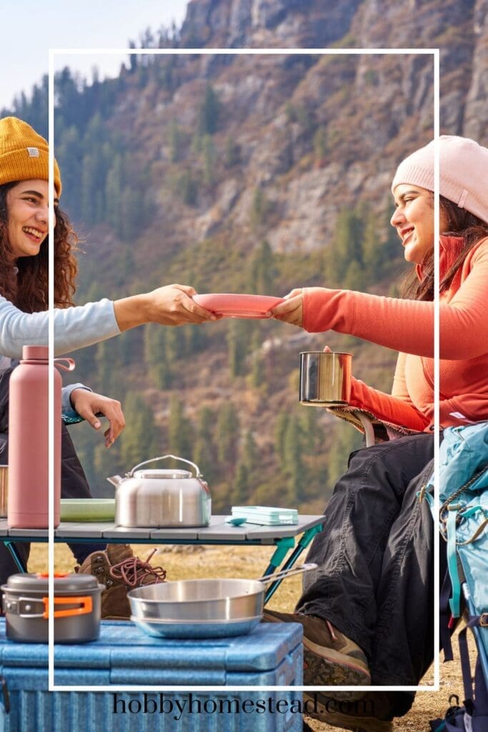 Camping and Eating Outdoors