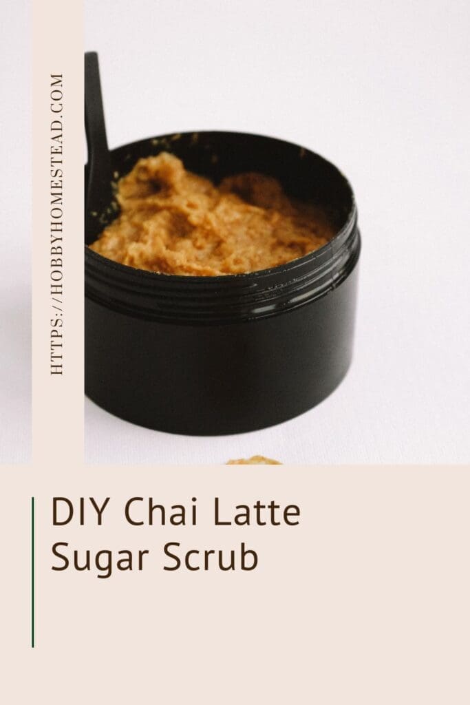 DIY Chai Latte Sugar Scrub