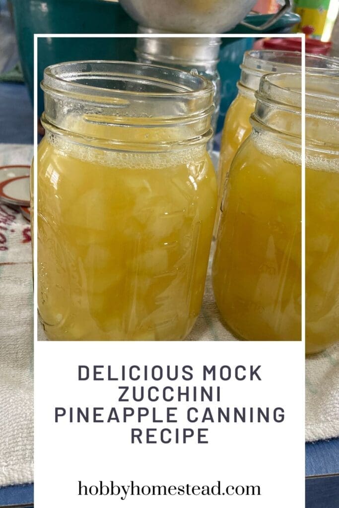 Delicious Mock Zucchini Pineapple Canning Recipe