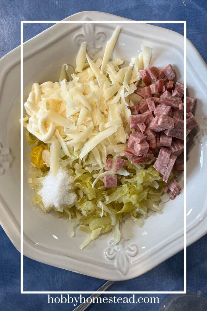 Easy Reuben Sauerkraut Dip Ingredients