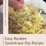 Easy Reuben Sauerkraut Dip Recipe Tangy and Savory