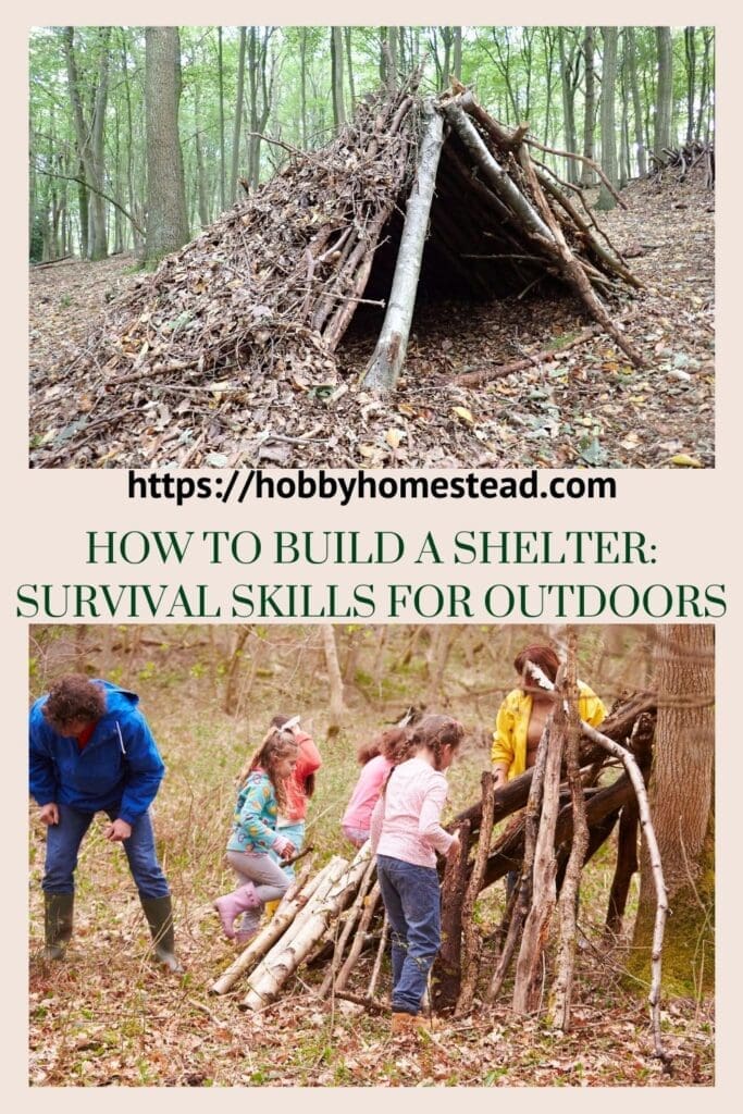 How to Build a Shelter Survival Skills for Outdoors