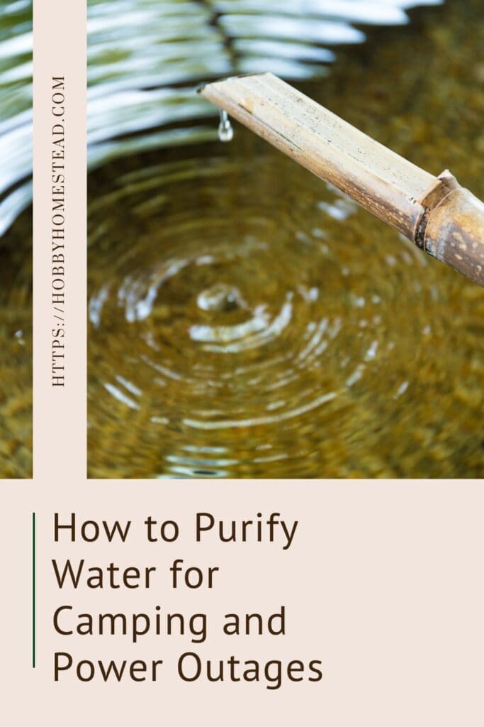 How to Purify Water for Camping and Power Outages