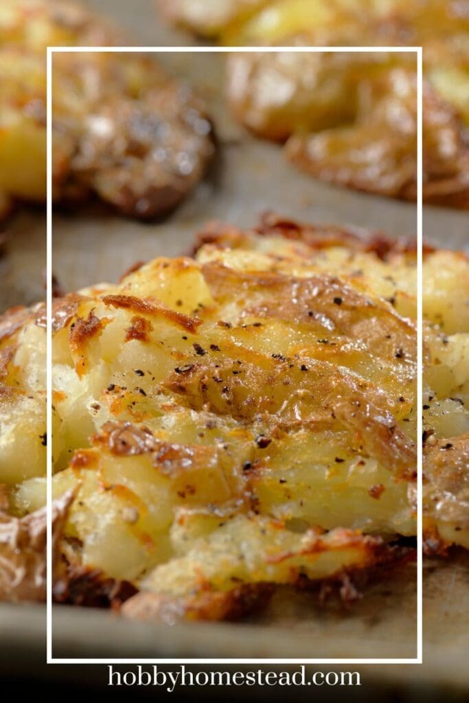 Smashed Potatoes Baked to a Crispy Crunch