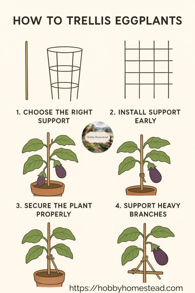 How to Trellis Eggplants