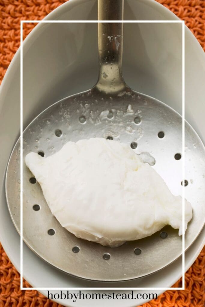 Taking a Poached Egg out of the Water