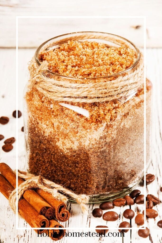 Wake-Up Sugar Scrub in a jar