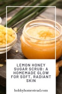 Lemon Honey Sugar Scrub A Homemade Glow for Soft, Radiant Skin