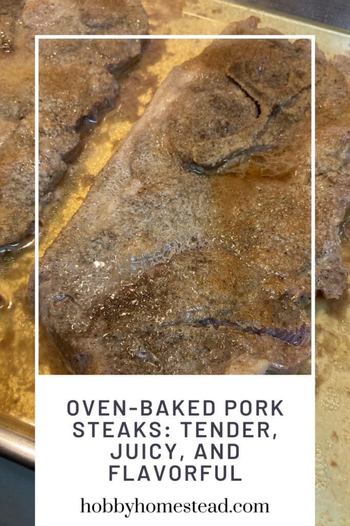 Oven-Baked Pork Steaks Tender, Juicy, and Flavorful