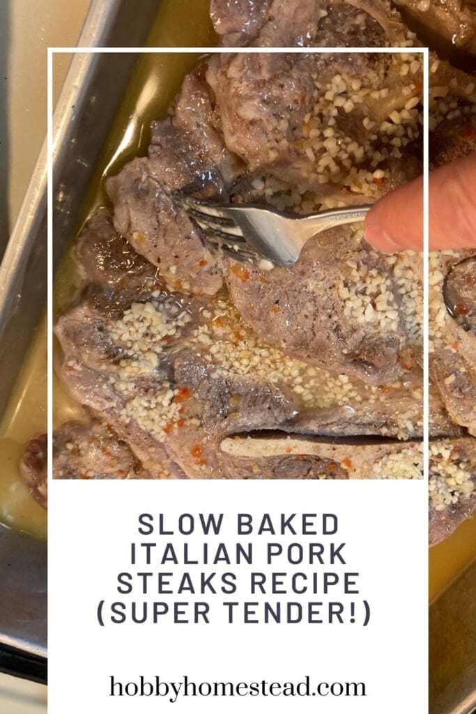 Slow Baked Italian Pork Steaks Recipe (Super Tender!)