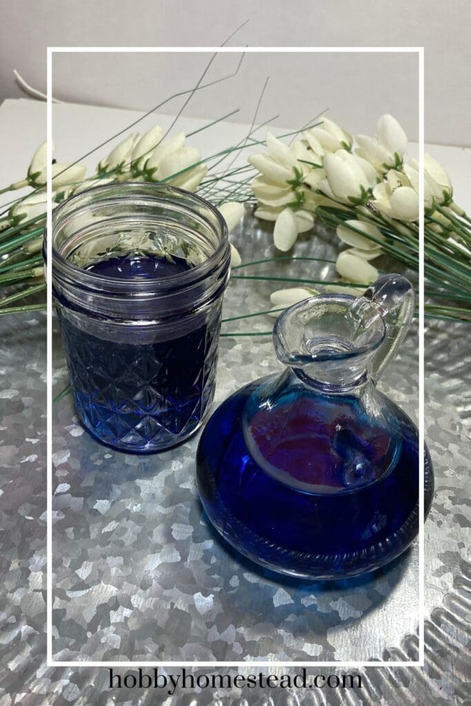 Delicious Blueberry Syrup in Containers