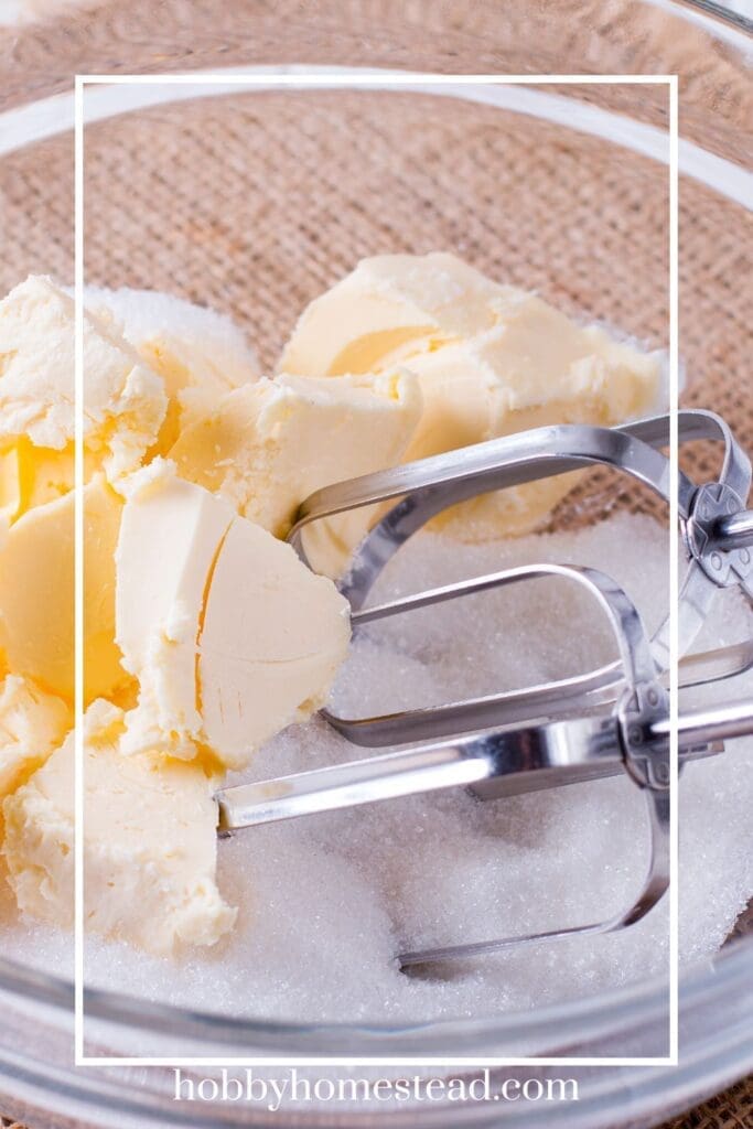 Butter and Sugar for Mixing