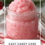 Easy Candy Cane Peppermint Sugar Scrub Recipe