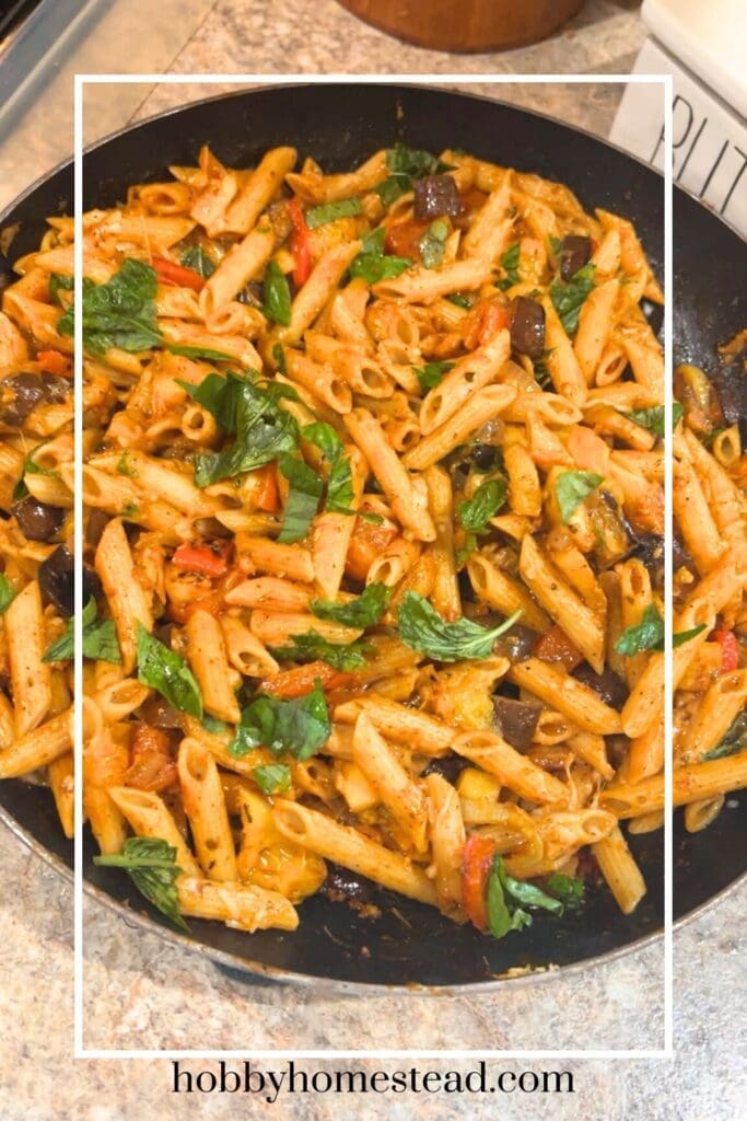 Quick and Easy Pasta with Garden Vegetables