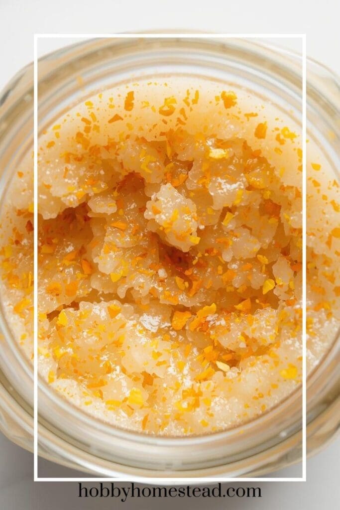 orange lemon sugar scrub
