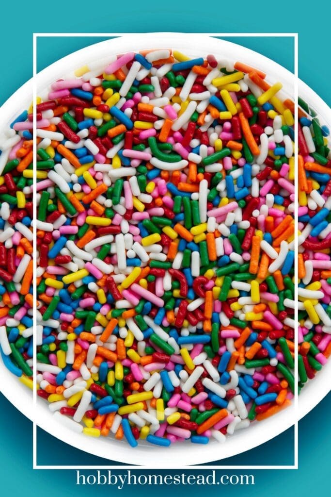 Bowl of Homemade Sprinkles