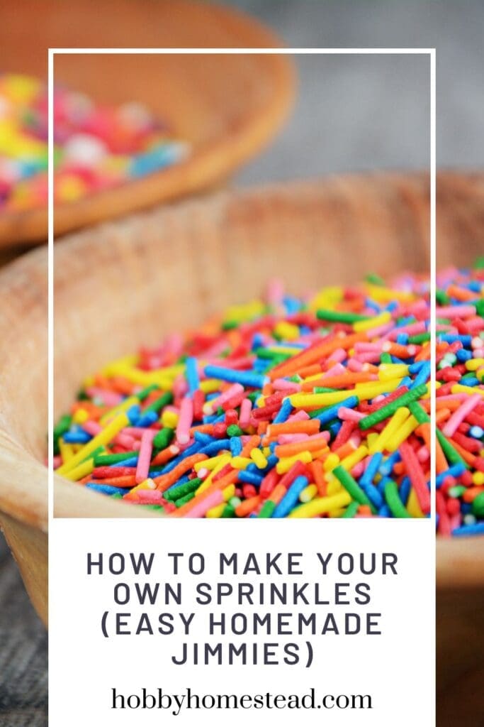 How to Make Your Own Sprinkles (Easy Homemade Jimmies)