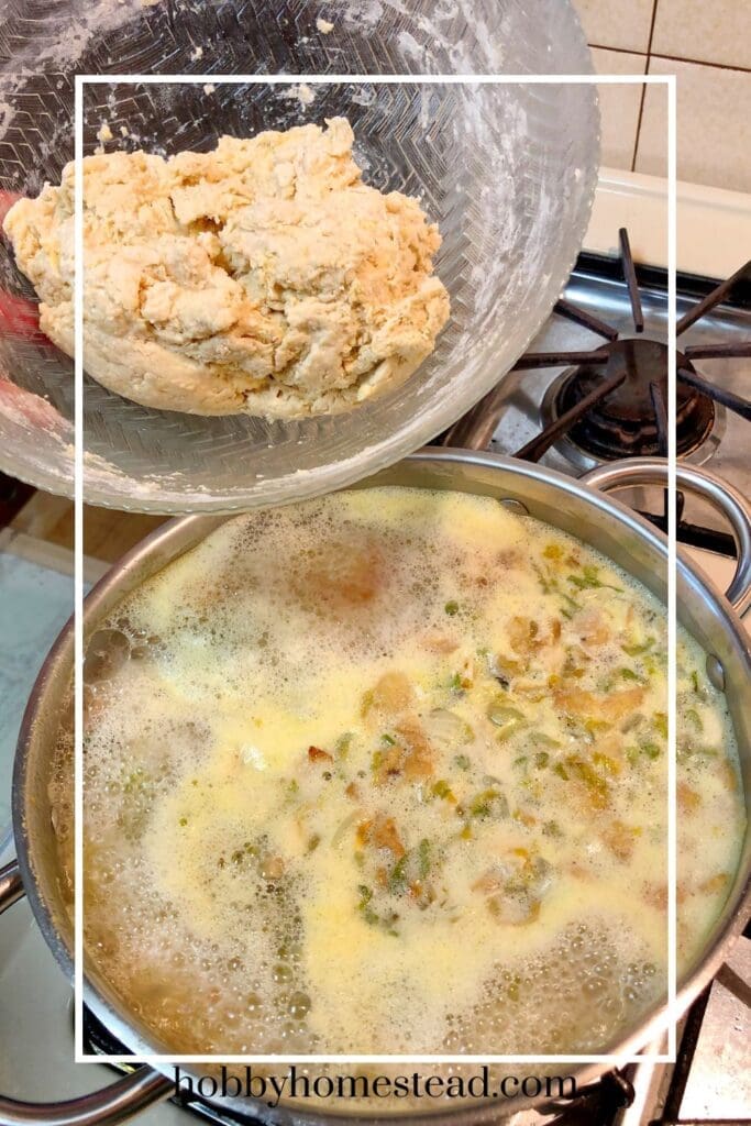 Making Drop Dumplings the Old-Fashioned Way