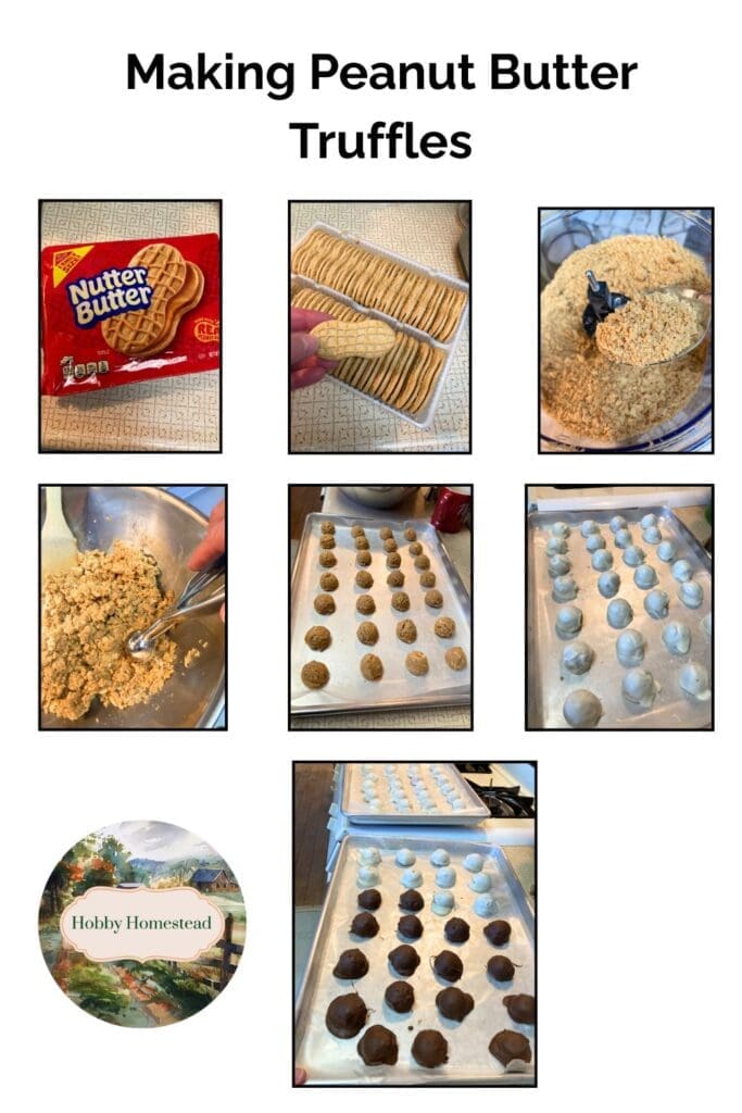 Making Peanut Butter Truffles