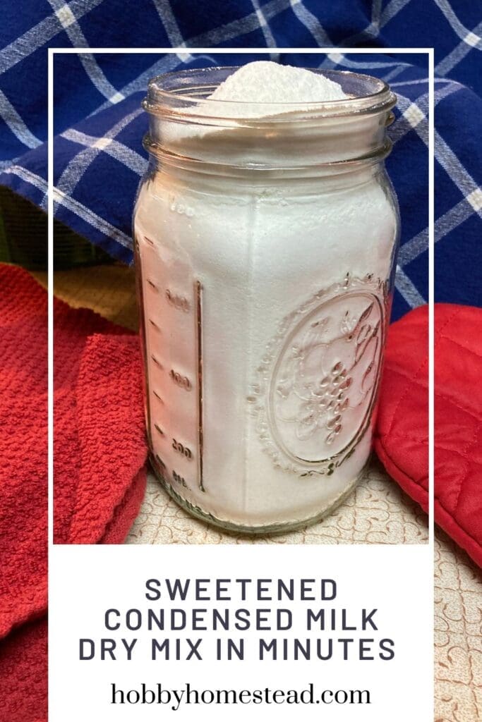 Sweetened Condensed Milk Dry Mix in Minutes