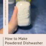 How to Make Powdered Dishwasher Detergent Only 3 Ingredients