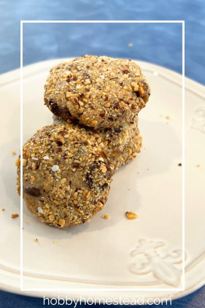 Stack of Almond Cookies