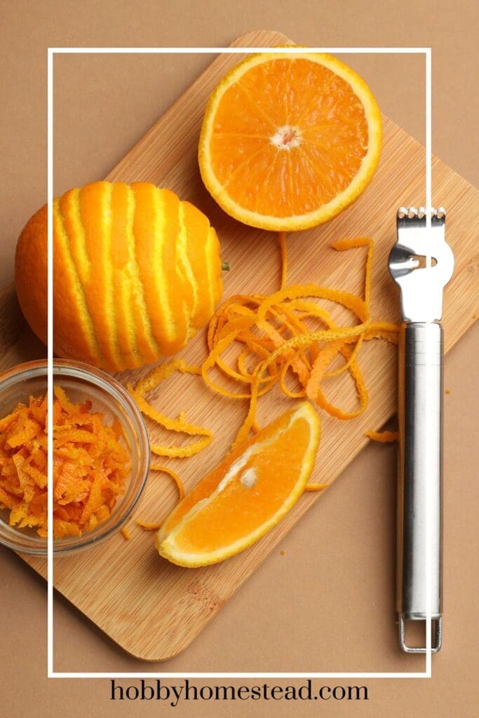 Zesting an Orange