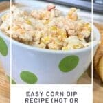 Easy Corn Dip Recipe (Hot or Cold Party Favorite)