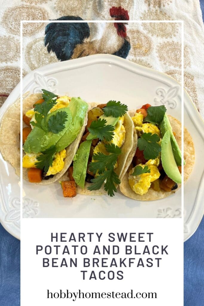 Hearty Sweet Potato and Black Bean Breakfast Tacos