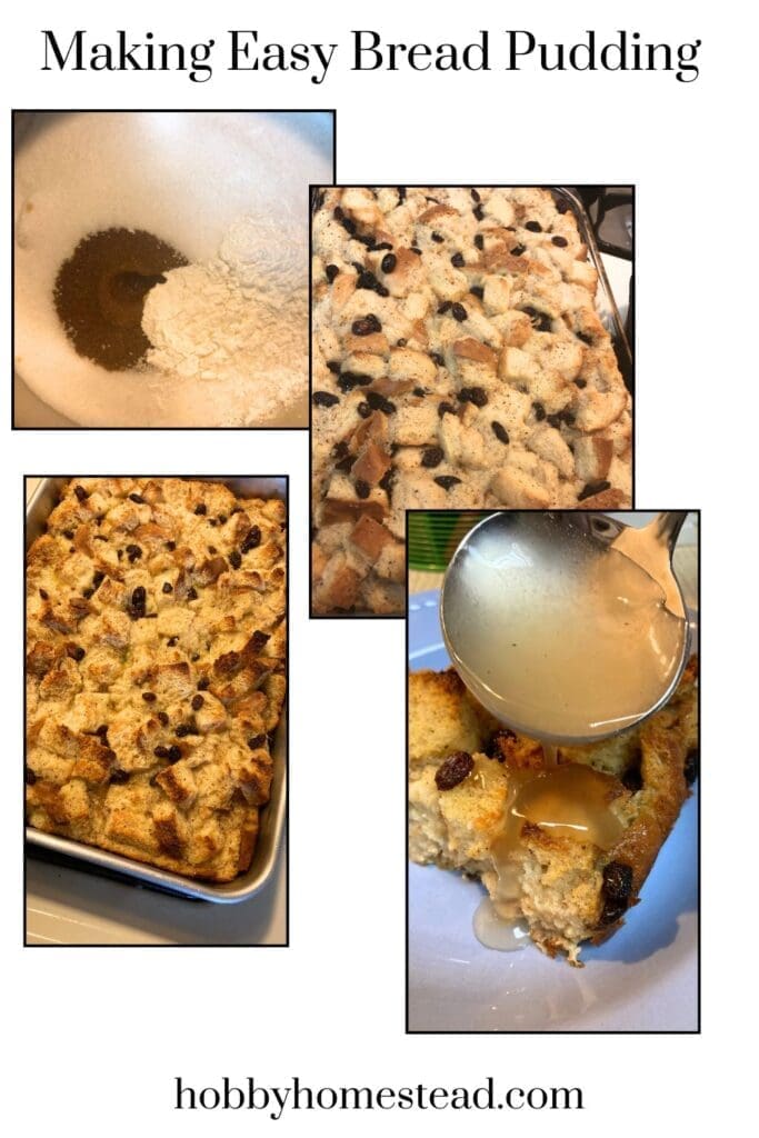 Making Easy Bread Pudding