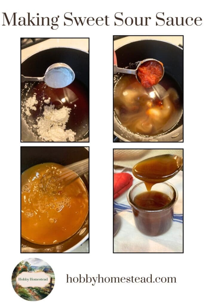 Making Sweet Sour Sauce