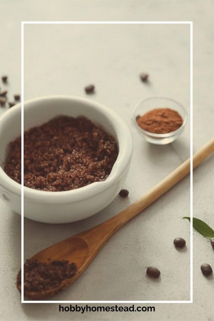 Mixing the sugar and cocoa powder