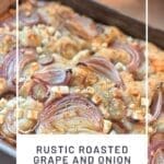 Rustic Roasted Grape and Onion Sourdough Focaccia