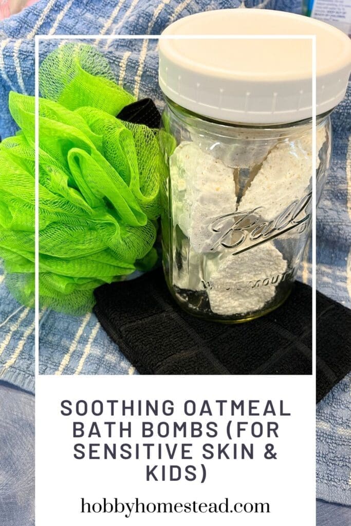 Soothing Oatmeal Bath Bombs (For Sensitive Skin & Kids)