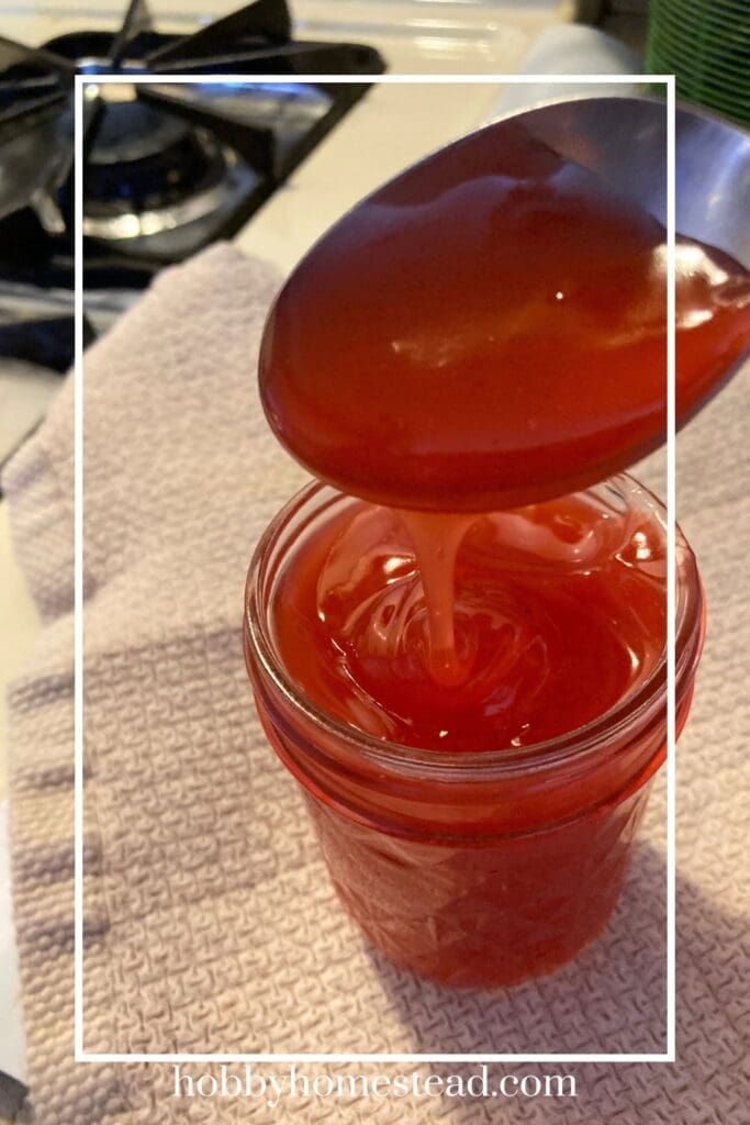 Thick Copycat Sweet Sour Sauce in Jar